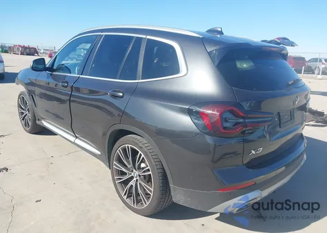 2023 BMW X3 xDrive30I z USA, uszkodzony, nr VIN WBX57DP05PN221706